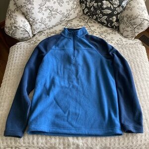 Men’s Blue Colorblock Cabela’s Fleece Size Small EUC